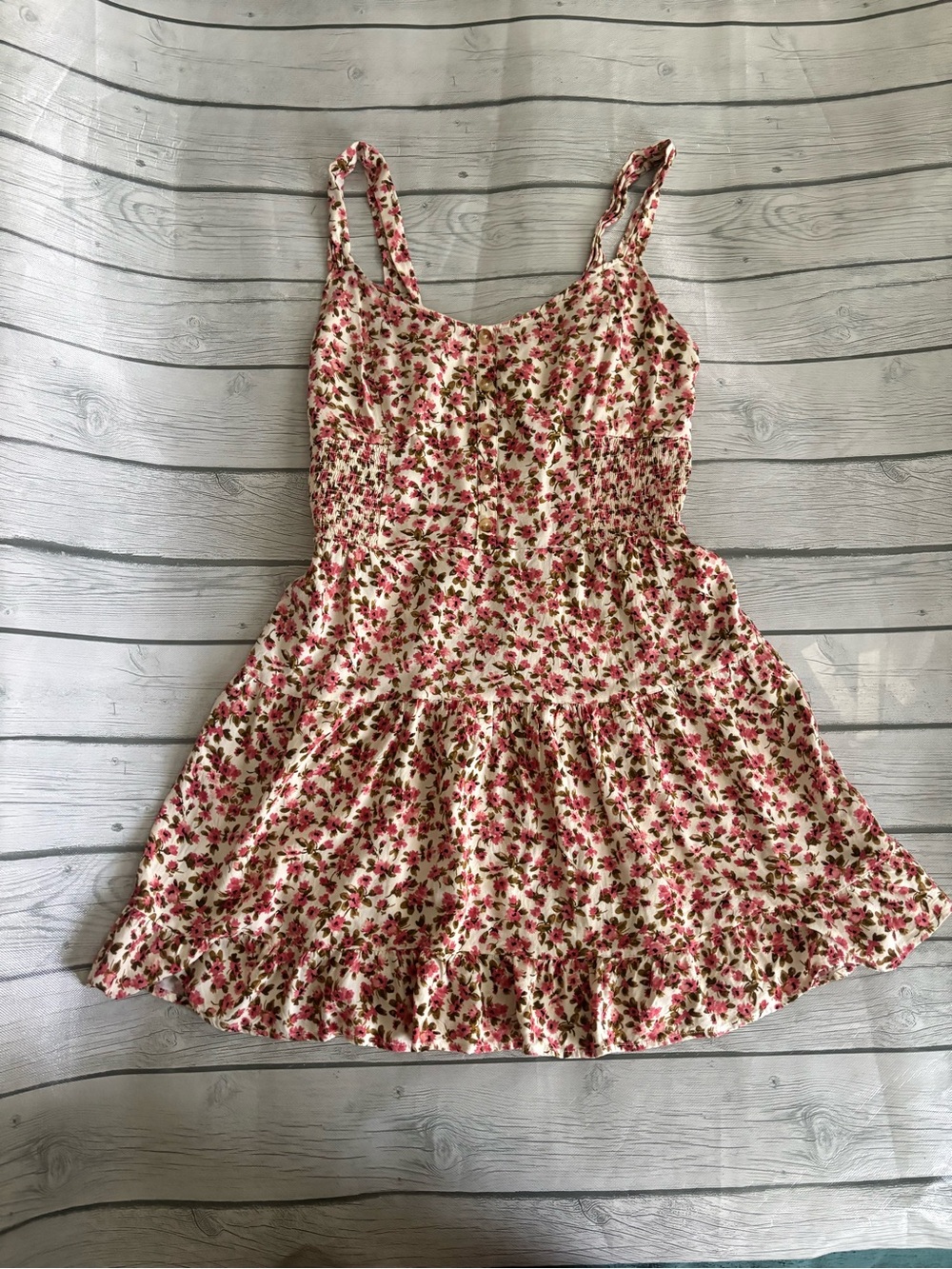 wild fable Pink Floral Tiered Sundress